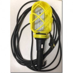 Guardalámpara led plástico con cable de 5m con llave y ficha