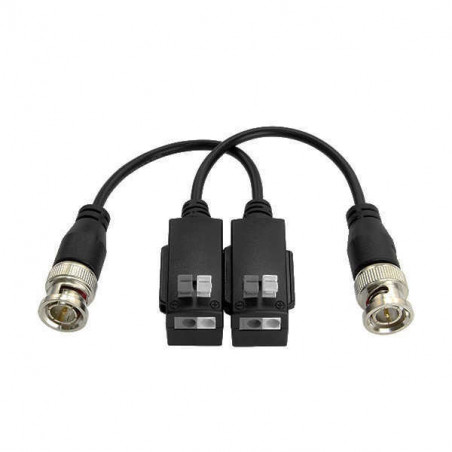 Kit HIKVISION DL101-VHD 2 balun de video pasivo bnc a bornera