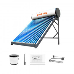Termotanque solar KUSHIRO CSK300A 300 litros con accesorios