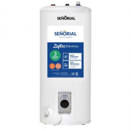 Termotanque eléctrico SEÑORIAL TESZP-95 de pie y colgar 80 litros carga superior