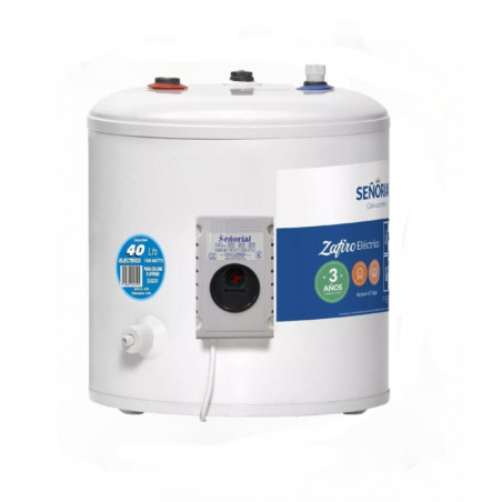 Termotanque eléctrico SEÑORIAL TESZP-40 de pie y colgar 30 litros carga superior