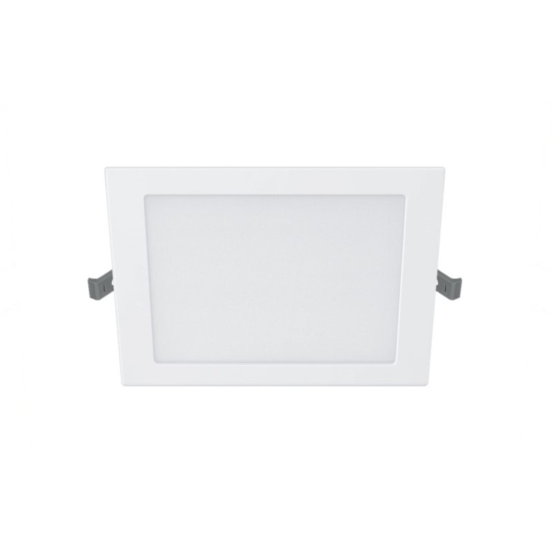 Embutido led PHILIPS ESSENTIAL cuadrado 12W 900lm 3000k luz cálida