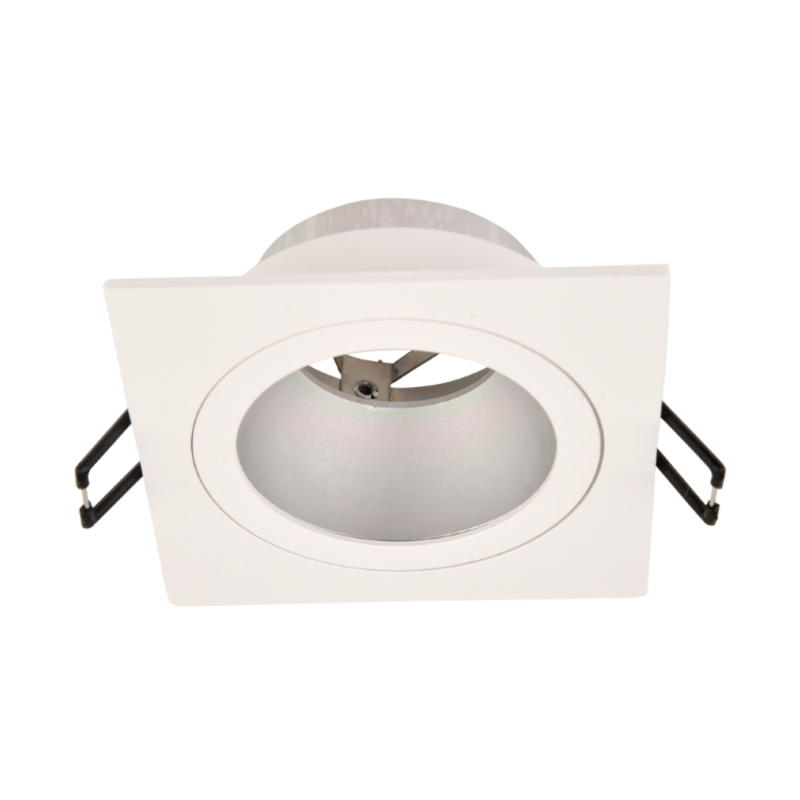 Artefacto embutir MACROLED antideslumbrante fijo 1 luz GU10 s/zócalo blanco