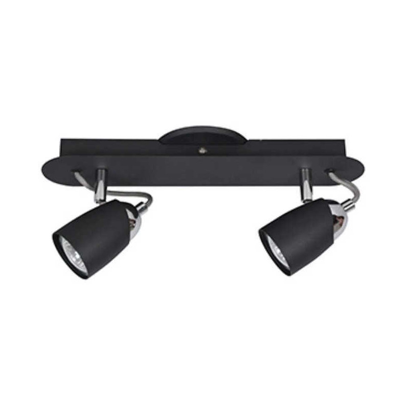 Aplique CANDIL C100 para 2 luces GU10 negro