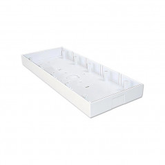 Base exterior JELUZ VERONA extra chato 5 módulo blanco