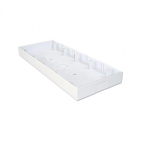 Base exterior JELUZ VERONA extra chato 5 módulo blanco