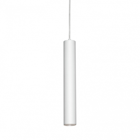 Colgante tubo FERROLUX Tecno para 1 luz GU10 blanco texturado