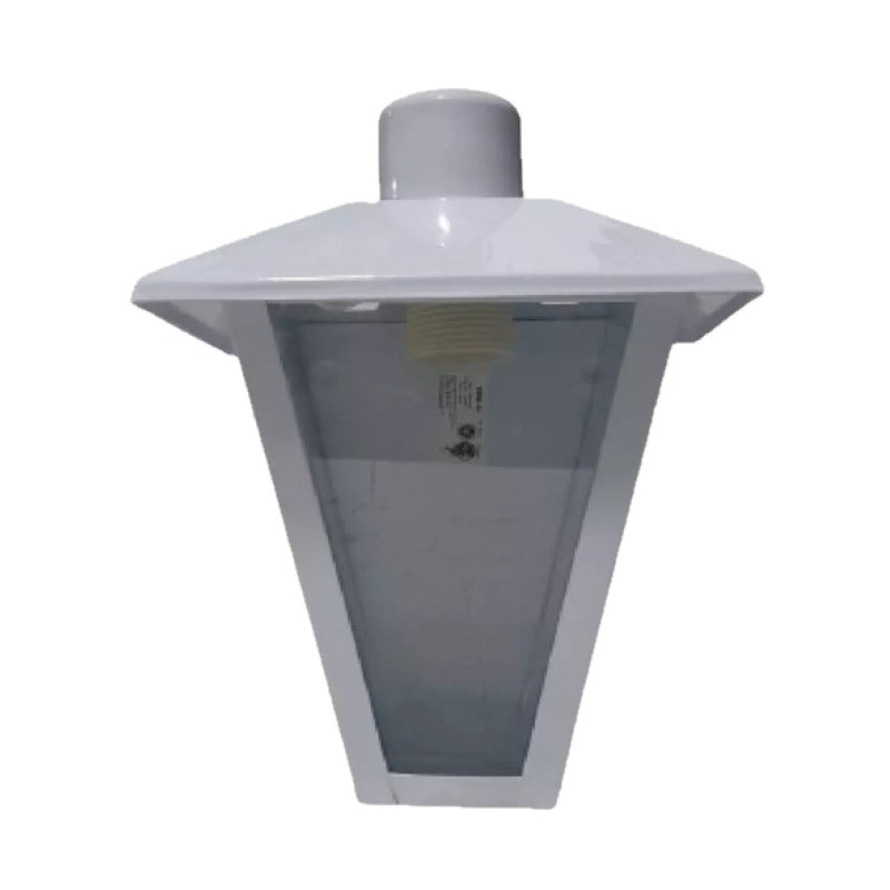 Farol SAN JUSTO TRAPEZOIDAL de pared para 1 luz E27 blanco