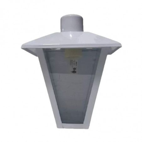 Farol SAN JUSTO TRAPEZOIDAL de pared para 1 luz E27 blanco