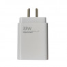 Cargador original XIAOMI 33W USB  sin cable