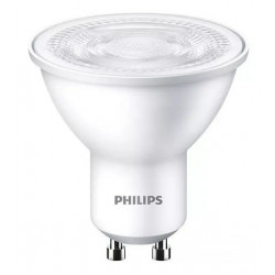 Lámpara dicroica philips led spot essential gu10 de 3.8w luz cálida