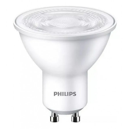 Lámpara dicroica PHILIPS led spot essential GU10 3.8w luz cálida