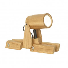 Velador CARILUX FIRULAY para 1 luz GU10 madera paraiso