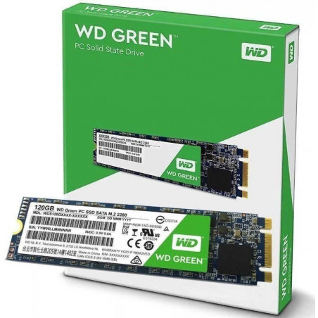 Disco sólido ssd WESTERN DIGITAL GREEN 120gb m.2 sata