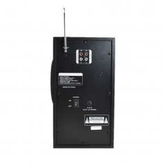 Parlante bluetooth NISUTA NSPAM21L 20W con radio FM MP3 y luz led outlet