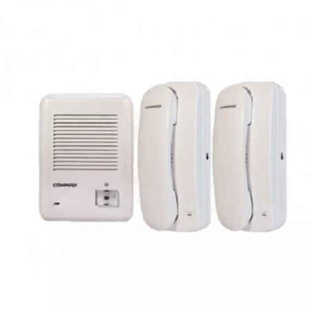 Portero COMMAX DP-RA101 unifamiliar 2 teléfonos intercomunicados 220vca outlet