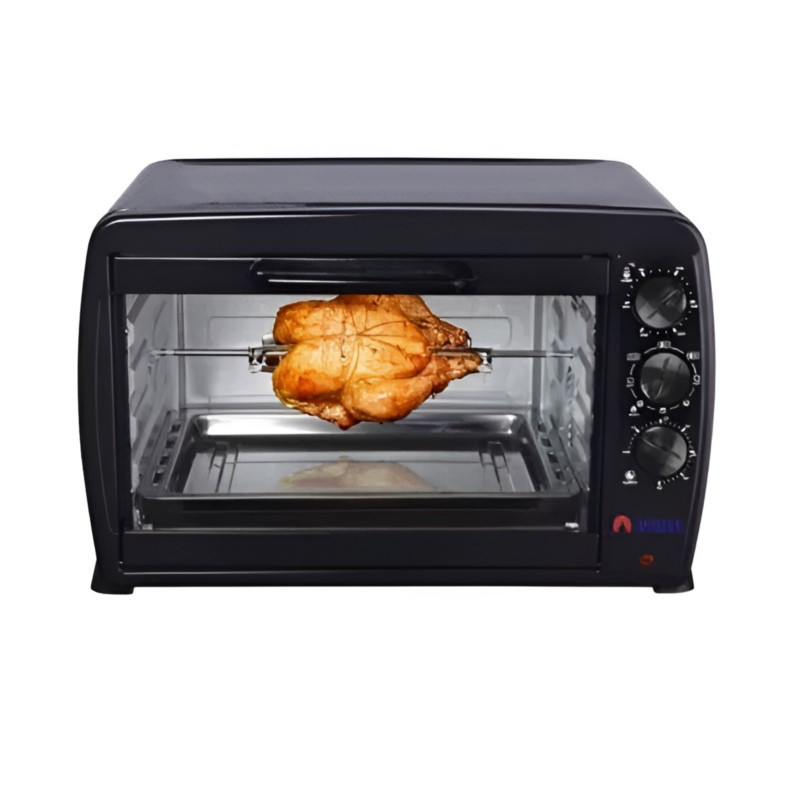 Horno eléctrico EVEREST EV-45E con spiedo 45 litros 1800w negro