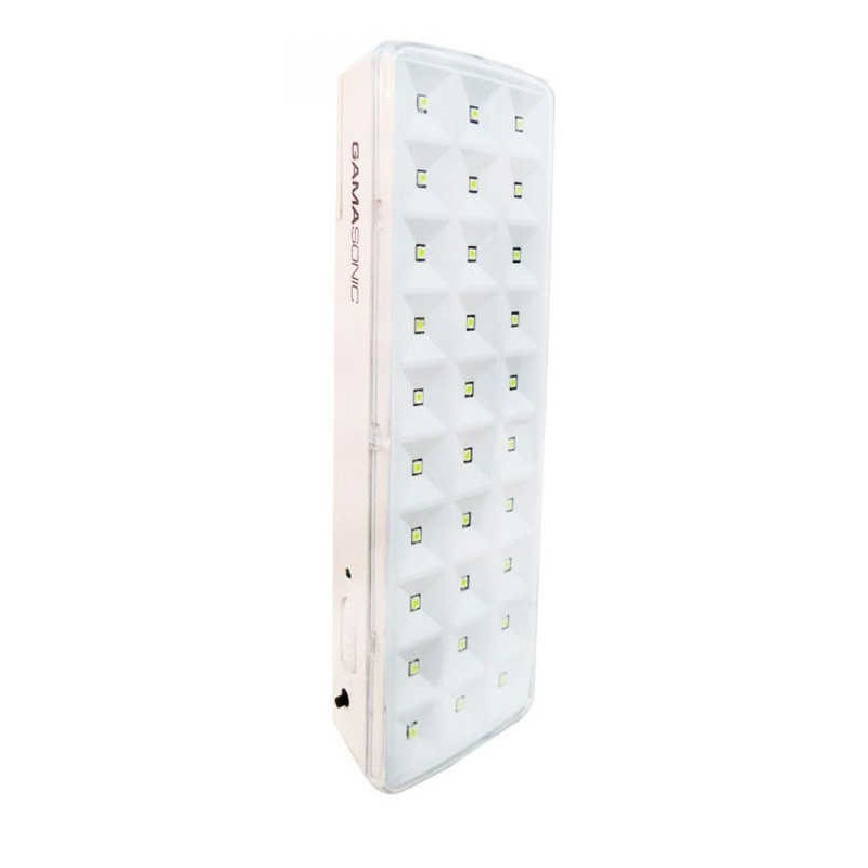 Luz de emergencia GAMASONIC GS30 de 30 leds autonomía 6hs