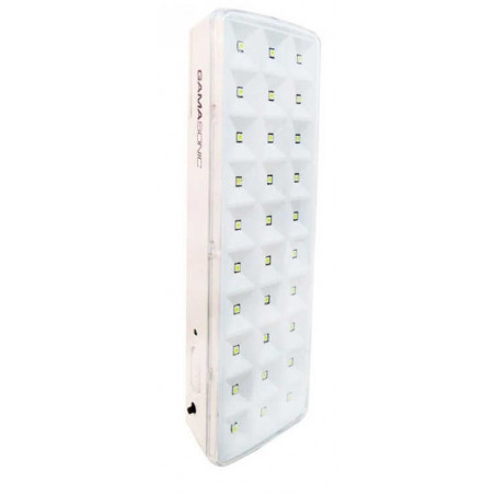 Luz de emergencia GAMASONIC GS30 de 30 leds autonomía 6hs