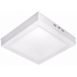 Plafon tbc led cuadrado de 25w 3000ºk luz cálida 24x24cm