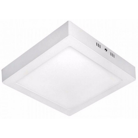Plafon tbc led cuadrado de 25w 3000ºk luz cálida 24x24cm