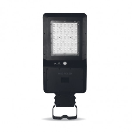 Alumbrado público solar MACROLED IP65 40W 4800lm 6000K luz fría con sensor