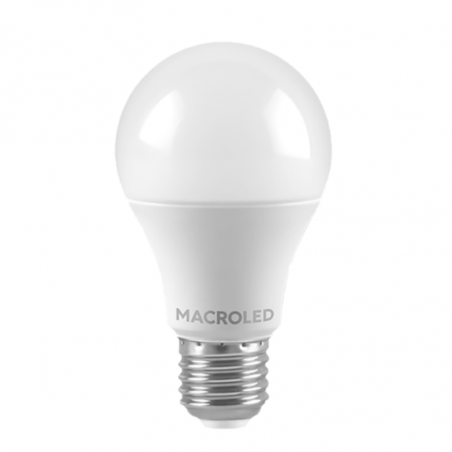 Lámpara led MACROLED bulbo E27 6.5W 6500K luz fría