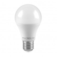 Lámpara led MACROLED A60 bulbo 9.5W 220v 6500k luz fría
