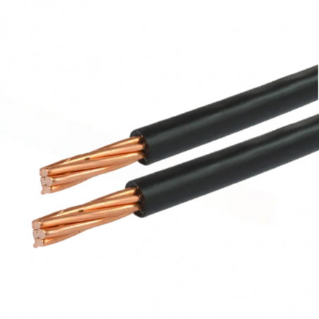 Cable preensamblado cobre 2x6mm2 por 12 metros