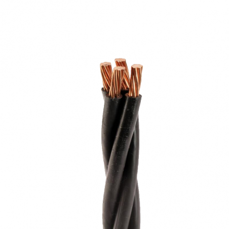 Cable preensamblado cobre 4x6mm2 por metro