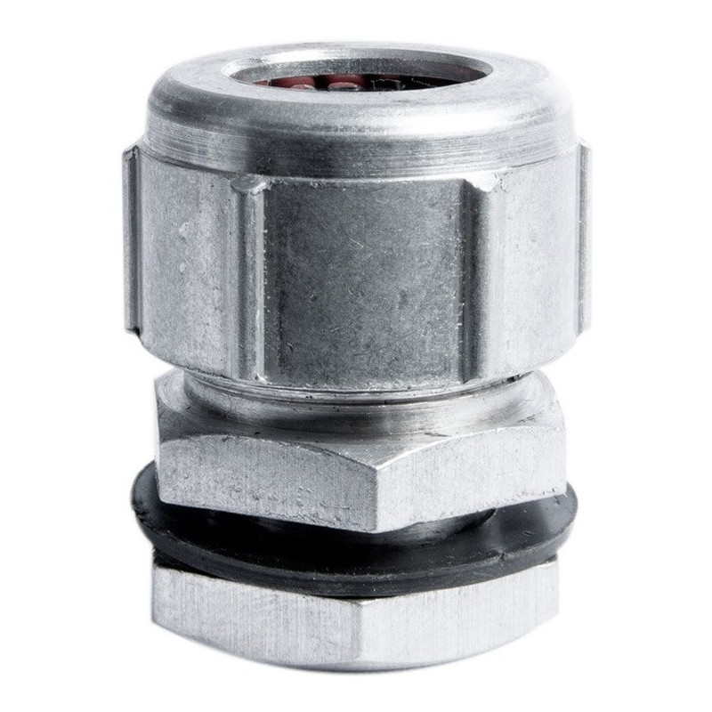Prensacable de aluminio de 29 mm 1 1/4 p/18-25 mm con tuerca