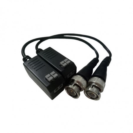 Kit 2 Balun HIKVISION DS-1H18S-E de video pasivo BNC a bornera