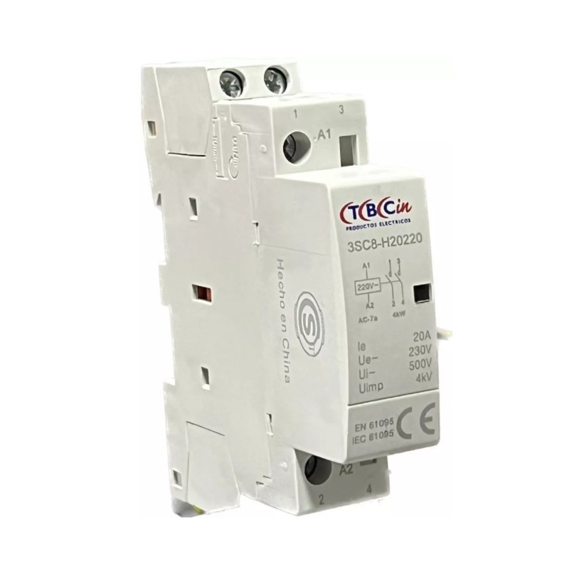 Contactor modular TBCIN 3SC8-H20220 bipolar 20A 220vca