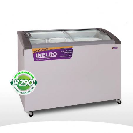 Freezer exhibidor INELRO FIH350PIPLUS 279 Litros gris