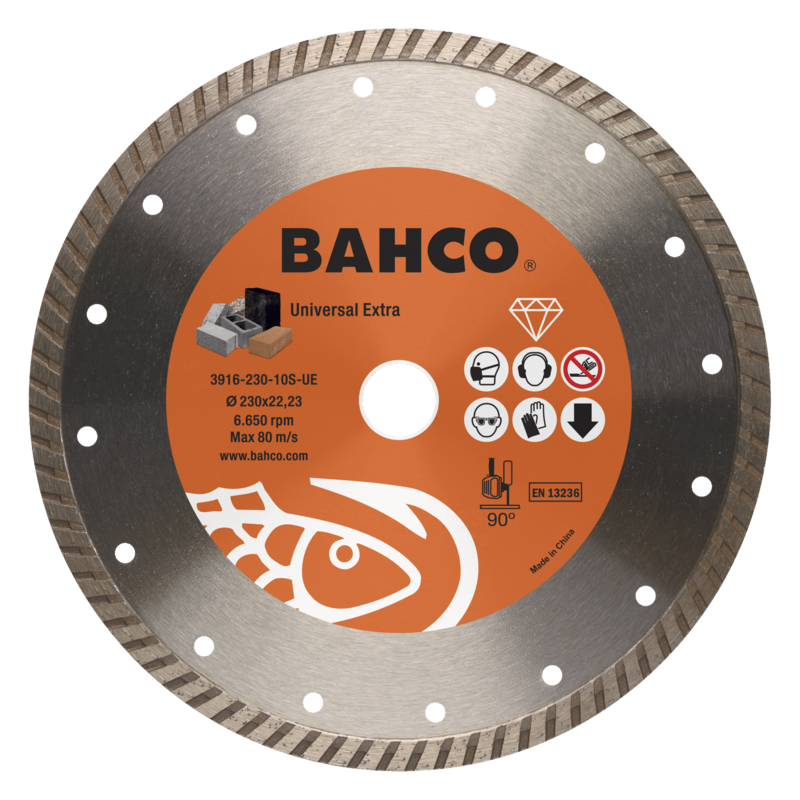Disco BAHCO UNIV diamantado uso general 115x2.5x22.23mm