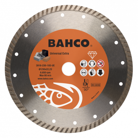Disco BAHCO UNIV diamantado uso general 115x2.5x22.23mm