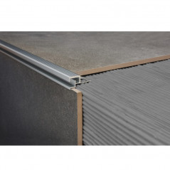 Perfil de aluminio led ATRIM LUMIERE protector grada 10mm 2.5m