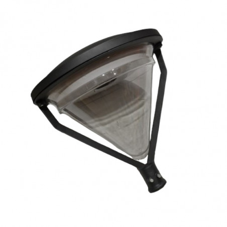 Farol BAEL TRIAL para 1 luz E40 policarbonato triangular sin louver