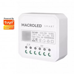 Switch MACROLED SSX2-WIFI Smart 5A X canal 250V 50/60Hz