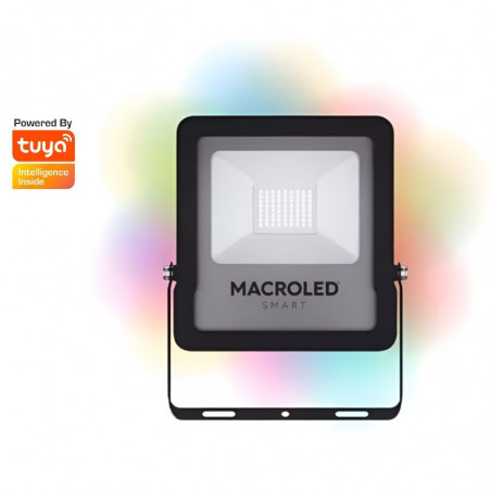 Proyector led MACROLED Smart IP56 20W 1600lm RGBW