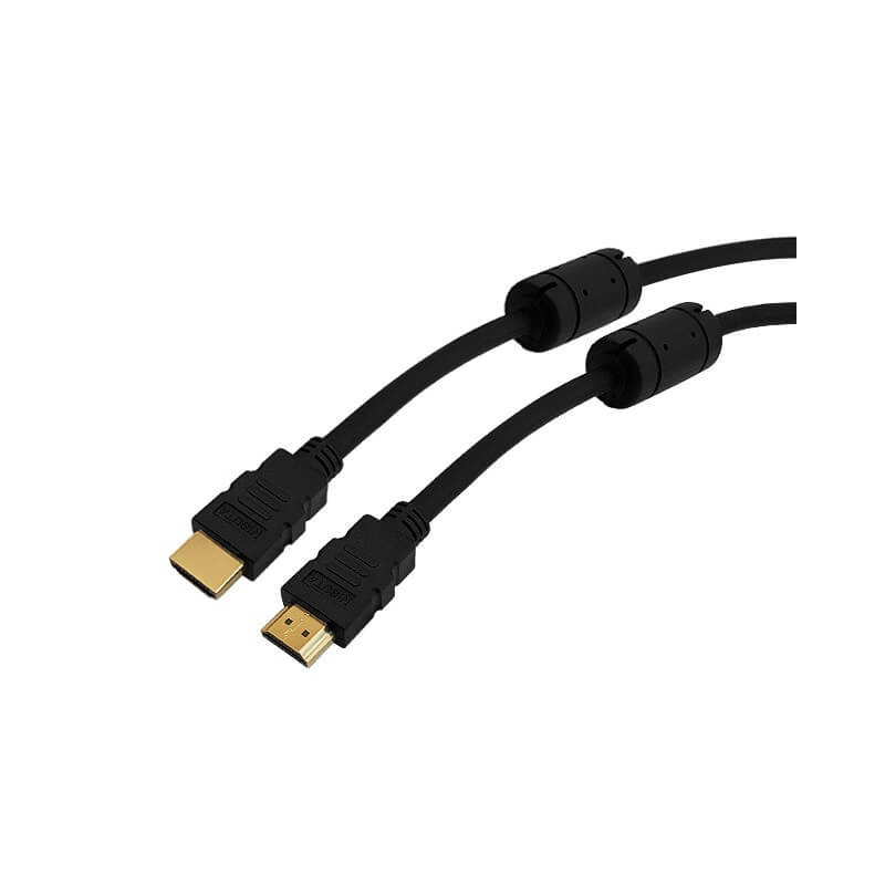Cable HDMI NISUTA 10m dorado con filtros 2160P Cable HDMI NISUTA 10m dorado con filtros 2160P