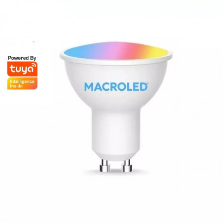 Lámpara led MACROLED Smart wifi 5W RGBW Dicroica