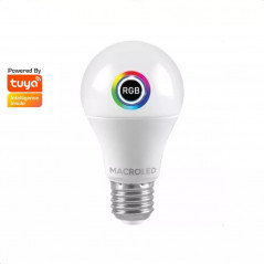Lámpara led MACROLED Smart wifi 12W RGBW bulbo