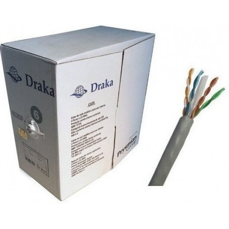Cable utp prysmian draka exterior categoria 6 por metro