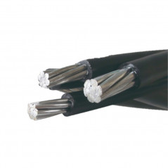 Cable preensamblado aluminio 3x95+50mm2 por metro