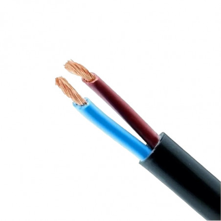 Cable vaina redonda 2x2,5mm2 por metro IRAM NM 247-5