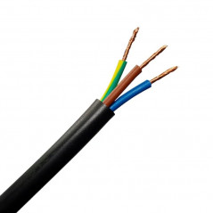 Cable vaina redonda 3x1mm2 por metro IRAM NM 247-5