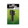 Cargador de pilas RAYOVAC mini para 2 pilas AA/AAA