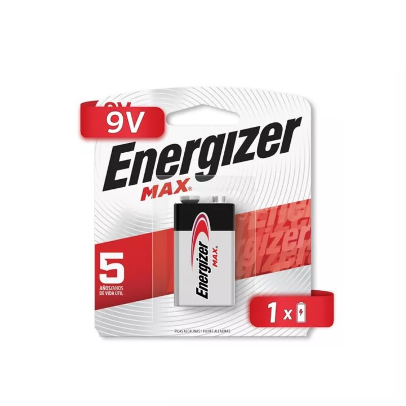 Bateria ENERGIZER MAX 522 BP1 9v Blister 1 Unidad