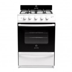 Cocina ESCORIAL MASTER STYLE Multigas 4 hornallas blanca outlet